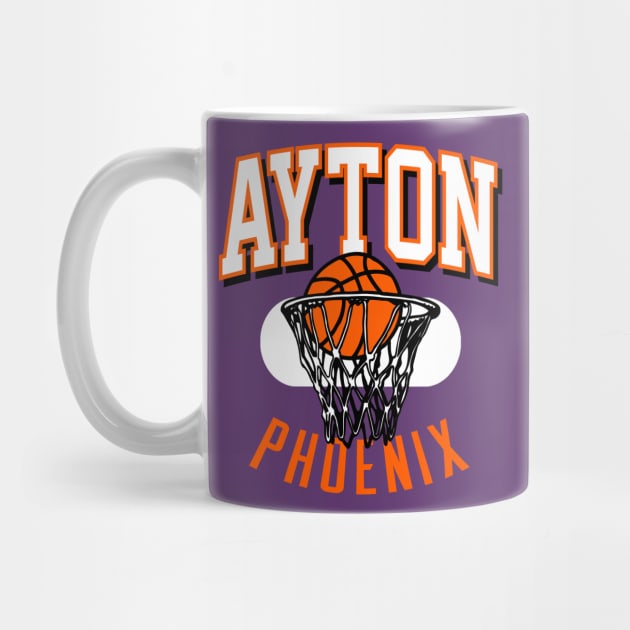 Ayton Phoenix Retro Basketball by funandgames